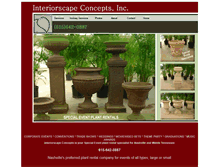 Tablet Screenshot of interiorscapeconcepts.com